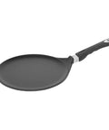 Tigaie profesională antiaderentă din aluminiu pentru clătite, 28 cm, ideală pentru HORECA.