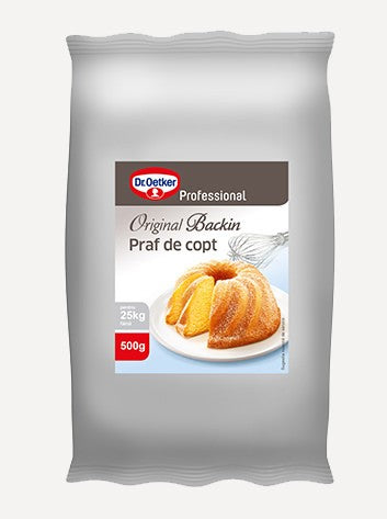 Praf de copt Professional Dr. Oetker 500g, pentru rezultate optime în cofetăria HORECA.