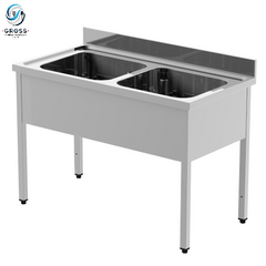 Skyrainbow 2-Becken-Spülbecken 