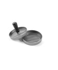 Presă de hamburger Hendi din aluminiu cu diametrul de 120mm, pentru chiftele perfecte și uniforme în HORECA.