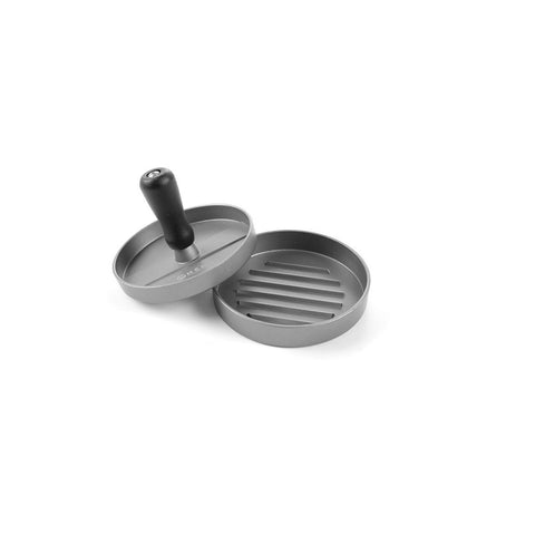 Presă de hamburger Hendi din aluminiu cu diametrul de 120mm, pentru chiftele perfecte și uniforme în HORECA.