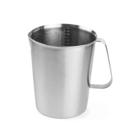 Cană gradată din oțel inoxidabil de 2 litri, 140x(H)175mm, perfectă pentru volume mari în HORECA.