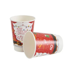 Pahar carton Craciun cu perete dublu