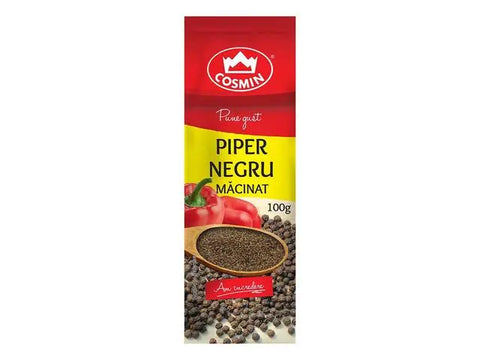 Piper negru măcinat Cosmin 100g refill