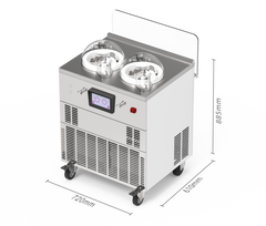 PASTEURIZATOR DOUA CUVE 72X61X89 2X3L/H