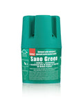 Odorizant profesional Sano Green pentru bazin WC, 150g, menține igiena și prospețimea în toaletele HORECA.