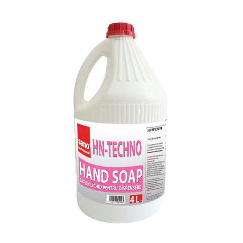 Săpun lichid Sano Professional HN-Techno Roz 4L, pentru dispenser, recipient plastic