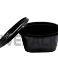 Bol supă negru 16 OZ (473cc), 50 bucăți/set, ambalaj rezistent pentru takeaway HORECA
