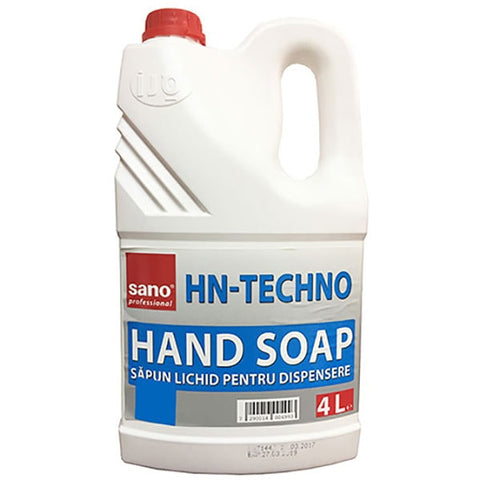 Săpun lichid Sano Hn-Techno pentru dispenser, albastru, 4L