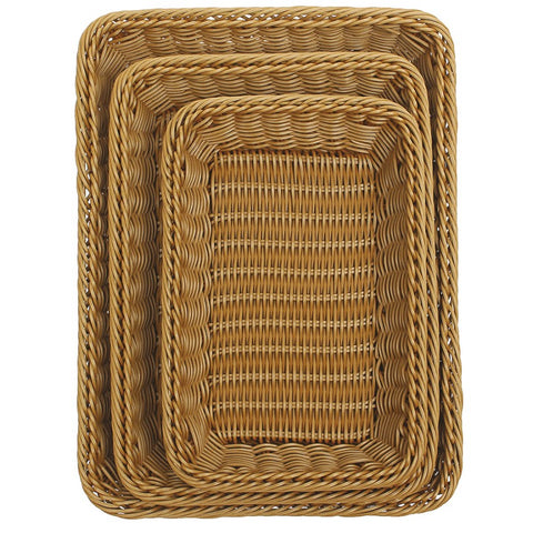 Coș Ratan pentru Prezentare HORECA, 32.5x26.5x10 cm
