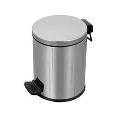 Coș de gunoi inox rotund cu pedală