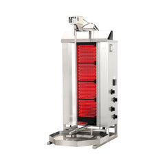 Aparat pentru shaorma electric, 4 arzătoare ceramice Potis CE4