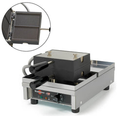 Aparat pentru vafe deschidere 180°, sus-jos, simplu, 16x28 Fine, Krampouz