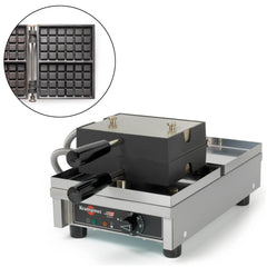 Aparat pentru vafe deschidere 180°, sus-jos, simplu, 4x6 Fruits, Krampouz