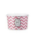Bol înghețată carton 6oz Zig Zag Intertan, 50 bucăți