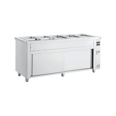 Bain Marie cu dulap încălzit, 5 GN1/1, Inomak