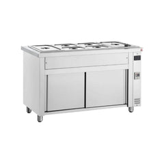 Bain Marie cu dulap neutru, 4 GN1/1, Inomak
