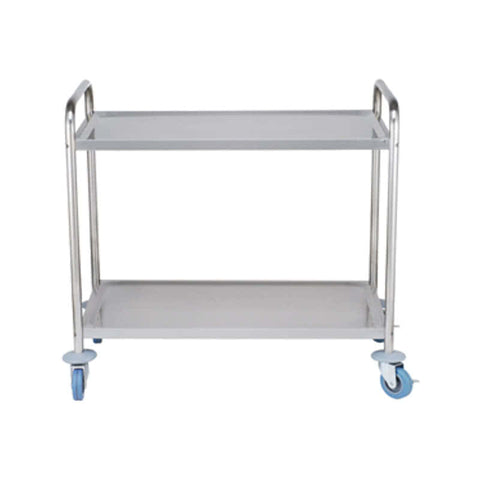 Serving trolley with 2 shelves, 1000x600x940mm, Bonner