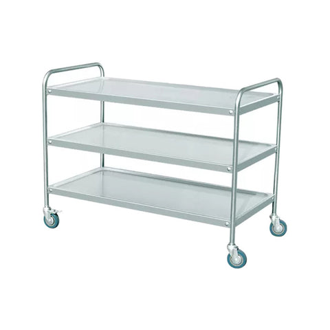 Serving trolley with 3 shelves, 800x500x940mm, Bonner