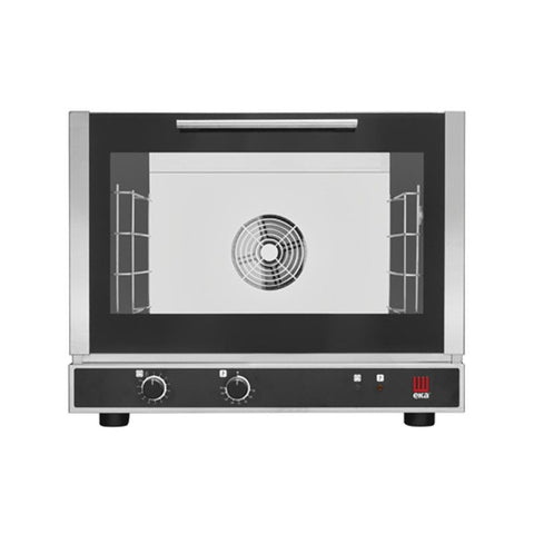 Elektrobackofen, 4 Bleche 600 x 400 mm, mechanische Steuerung, ohne Luftbefeuchtung, Drehstrom, Snack EKF 464 P