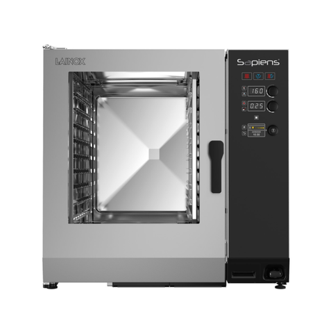 Elektrischer Konvektions-Gourmet-Backofen mit direkter Dampfzufuhr, 10 GN2/1-20 GN1/1, Lainox Sapiens Boosted