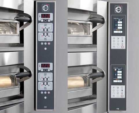 Electric pizza oven, 6+6 pizzas Ø350 mm (720x1080mm), ML635/2CD, Cuppone Michelangelo