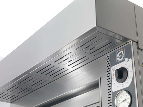 Electric pizza oven, 4+4 pizzas Ø200 mm, TZ420/2M, Cuppone Tiziano