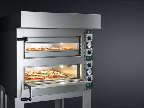 Electric pizza oven, 4+4 pizzas Ø200 mm, TZ420/2M, Cuppone Tiziano