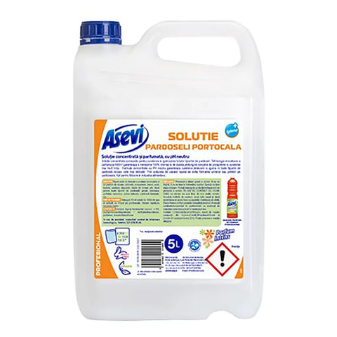 Detergent profesional Asevi Portocală 5L pentru pardoseli, curățenie și igienă HORECA