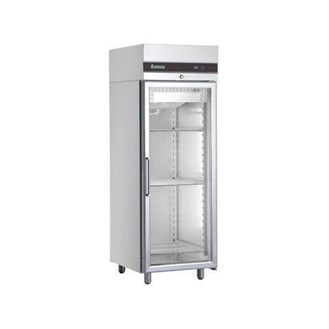 Dulap congelare inox 1 ușă din sticlă, finisaj inox, CBP172/GL, Inomak