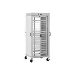 Dulap încălzit pentru farfurii, grătare GN2/1 vopsite, pe role, CG 1439AC