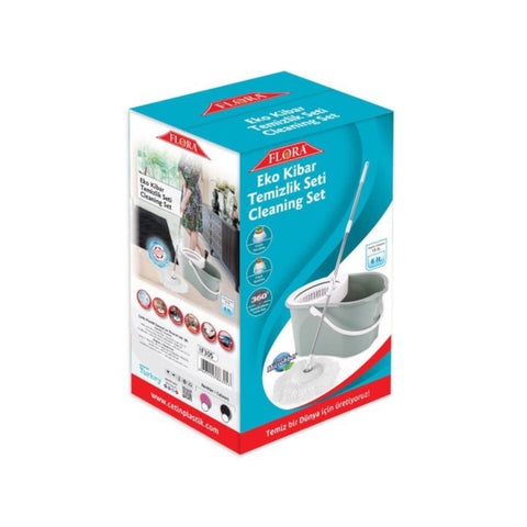 Eimer-Set mit drehbarem Wischmopp