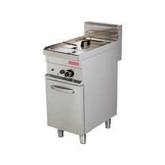 Friteuză pe gaz, 8 litri, pe suport cu uși, Linia 700, Arisco
