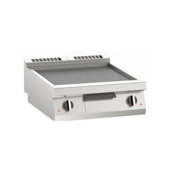 Fry-top electric mare, platou striat, de banc, Linia 700, Silko