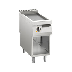 Fry-top electric mic, platou neted, pe suport deschis, Linia 700, Silko