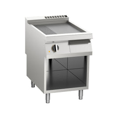 Fry-top pe gaz mediu, platou mixt, pe suport deschis, Linia 700, Silko