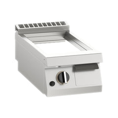Fry-top pe gaz mic, platou neted cromat, de banc, Linia 900, Silko