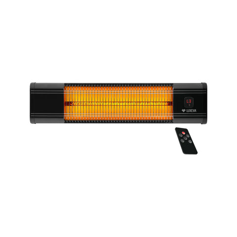 Încălzitor terasă cu infraroșu, negru, cu telecomandă, seria LXV-HRS 2500W
