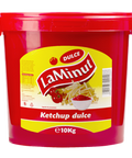 Ketchup dulce La Minut, ambalaj economic de 10kg, pentru unități HORECA.