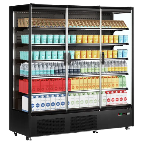Vitrină frigorifică deschisă (multideck) de supermarket Tefcold PC1870B, 1147 l