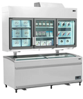 Vitrină de perete refrigerare / congelare Tefcold MTF185 VS, 545 l