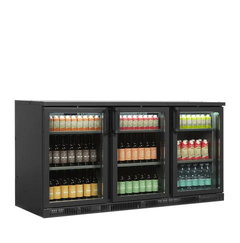 Frigider bar orizontal (back bar) premium Serrco by Tefcold SGD-360GE, 401 l