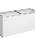 Ladă congelare pentru înghețată cu capace de sticlă Tefcold IDA600-W1, 489 l