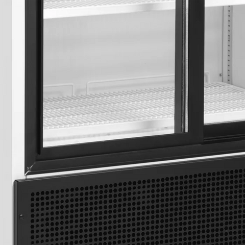Vitrină frigorifică verticală cu 2 uși și panou luminos Tefcold FSC891S, 462 l