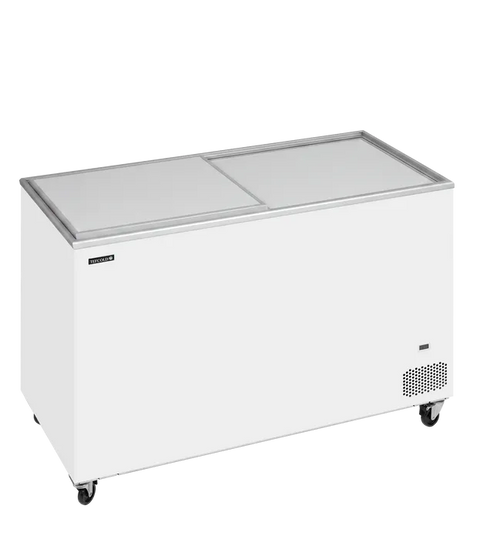 Ladă congelare pentru înghețată cu capace de sticlă Tefcold IC403SD, 346 l