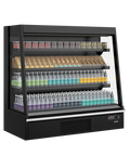 Vitrină frigorifică deschisă (multideck) de supermarket Tefcold Galaxy+ GPL14 Black HC, 360 l