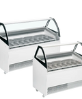 Vitrină ventilată de înghețată la cupă ISA BERMUDA VIEW RV10, 255 l
