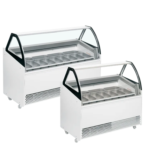 Vitrină ventilată de înghețată la cupă ISA BERMUDA VIEW RV13, 325 l
