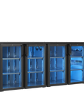 Frigider bar orizontal (back bar) premium Serrco by Tefcold SCL-2222GMU+, 574 l