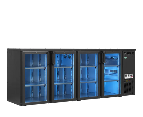 Frigider bar orizontal (back bar) premium Serrco by Tefcold SCL-2222GMU+, 574 l